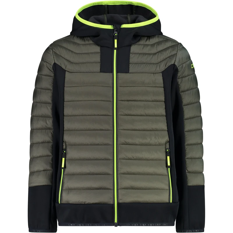 CMP Children's Hybrid Jacket with Fixed Hood Unisex – Children and Teenagers