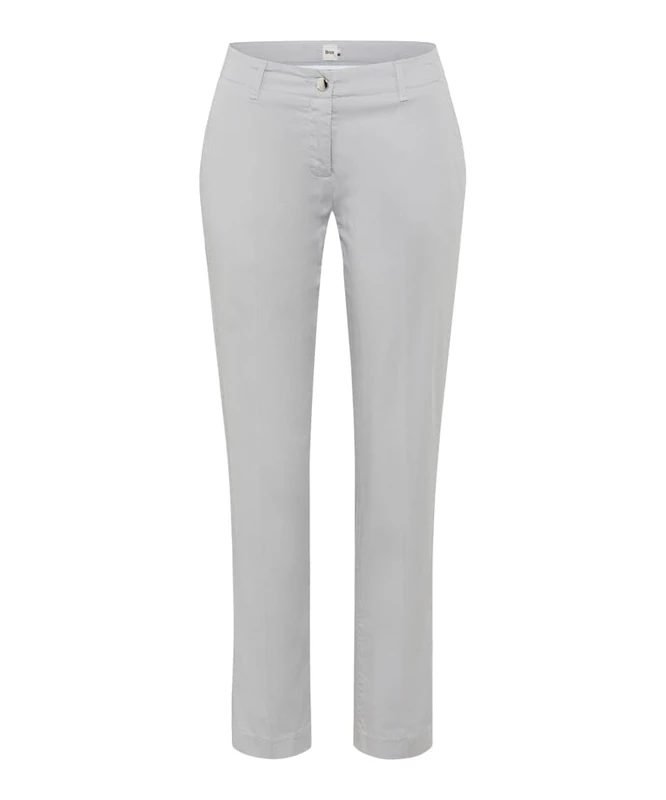 Brax Women's Style.Maron S Ultralight Cotton Supreme Pants, 09 Light Grey, 34W x 30L