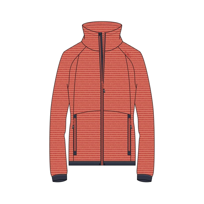 CMP - Women's Highloft Fleece Jacket, Coral-Darker, 20