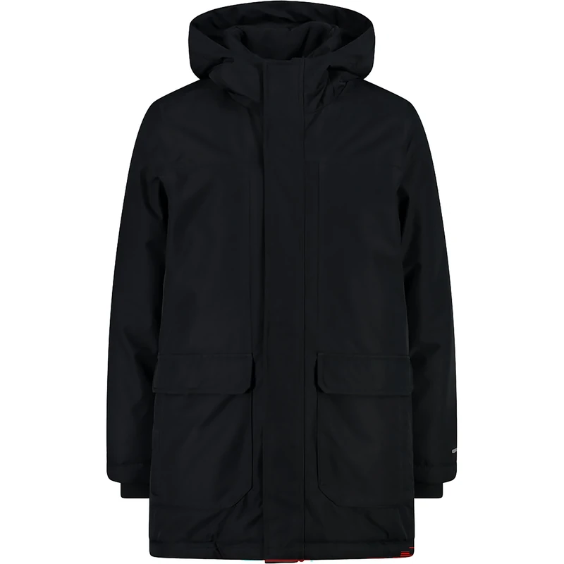 CMP Children's Long Jacket with Fixed Hood Long Jacket with Fixed Hood Unisex – Children and Teenagers