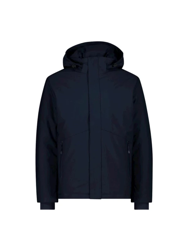 CMP Men's Giacca Da Uomo in Softshell Con Cappuccio Removibile Jacket with Removable Hood, Black Blue, 58