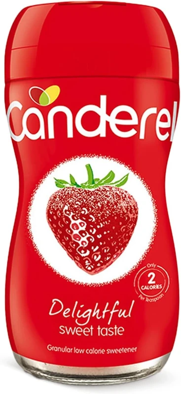 Canderel Granular Sweetener - Low Calorie, Vegetarian and Diabetic Friendly , 75 g jar (Pack of 6)