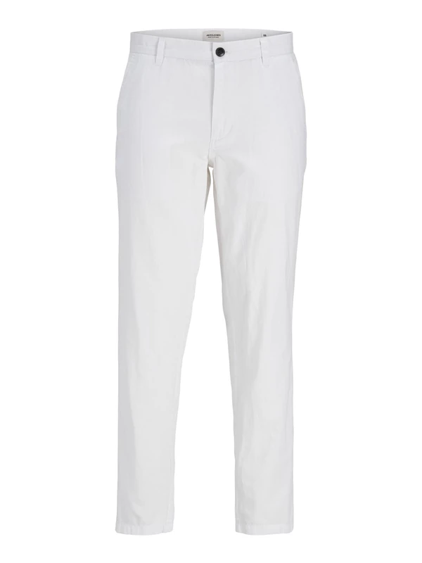 JACK & JONES Men's Jpstace Summer Chino Pant Sn, White, 27 W/30 L - Image 1