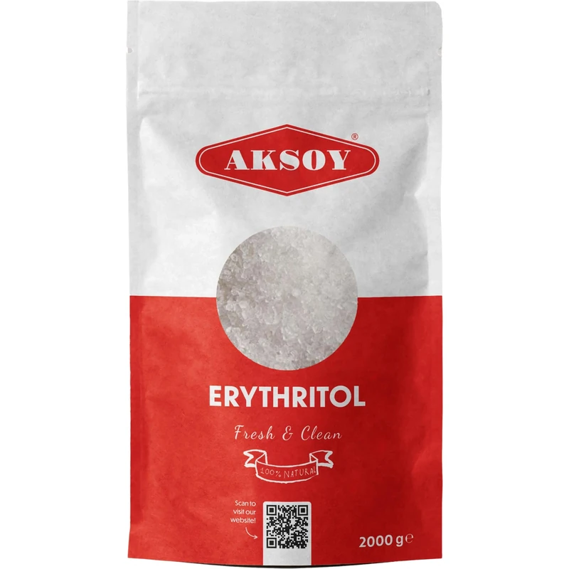 Aksoy Pure Erythritol 100% Natural 2KG (4.4 lb) | Zero Calorie Sweetener, Perfect for Baking & Beverages | Keto-Friendly, Non-GMO, Vegan, No Artificial Additives (Packaging may vary)