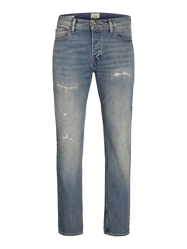 JACK & JONES Men's Jjimike Jjoriginal CB 529 Jjimike Jjoriginal Cb 529, Blue Denim, 34 W/32 L - Image 1