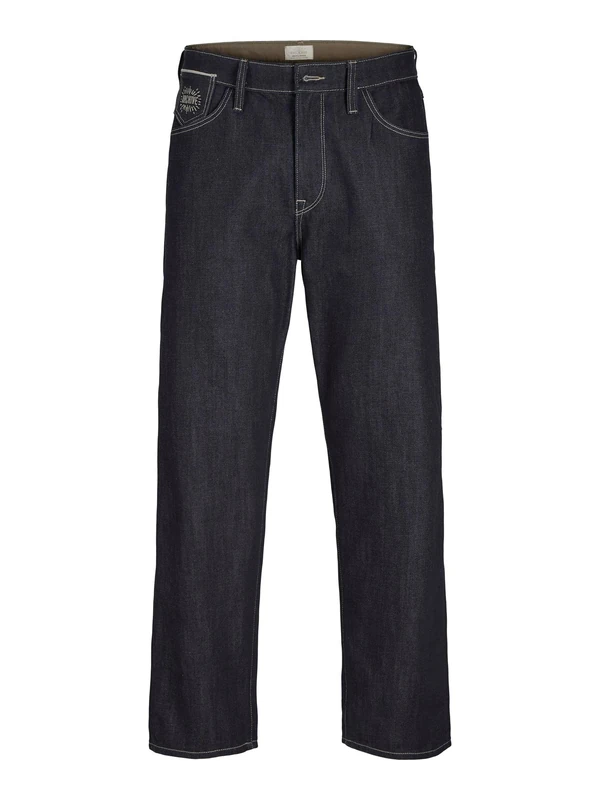 Jack & Jones Jjieddie Jjarchive Selvedge Am 598, Blue Denim, 28 W/32 L