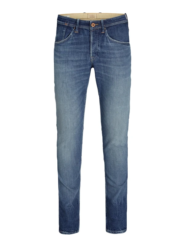 JACK & JONES Male Slim Fit Jeans Jjiglenn JJDENVER JJ 144 NOOS Slim Fit Jeans, Blue Denim, 36 W/34 L