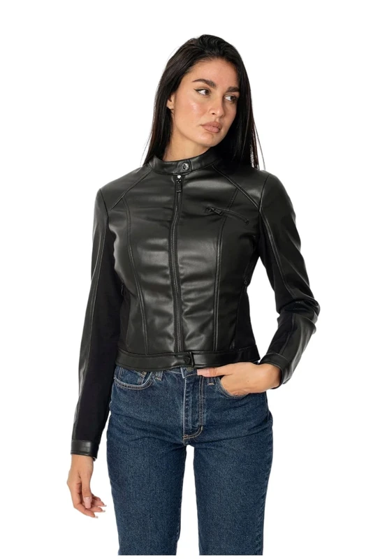 GUESS Flammette Jet Black Women's Jacket A996 - XL to XXL