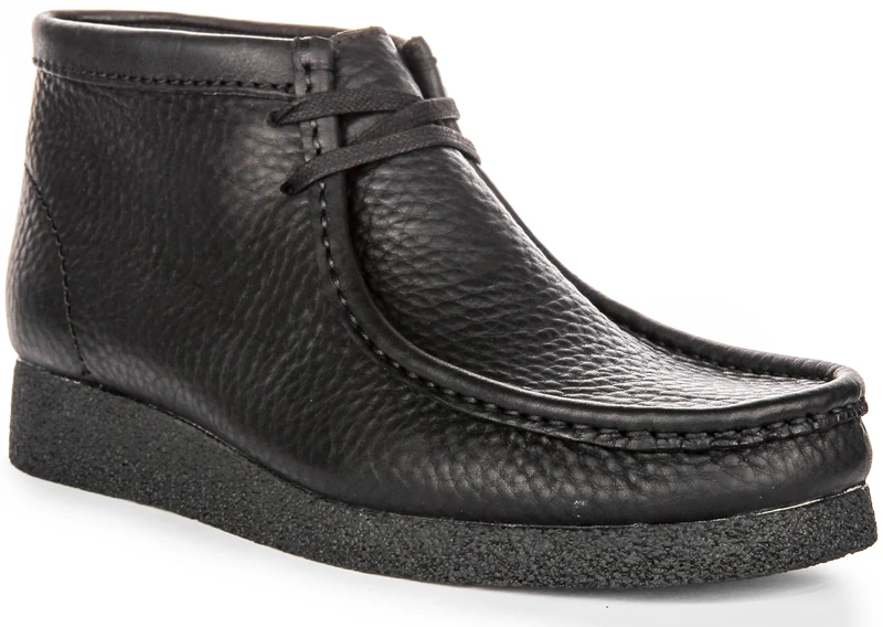 Clarks WallabeeEVO BT Mens Black Leather, 7