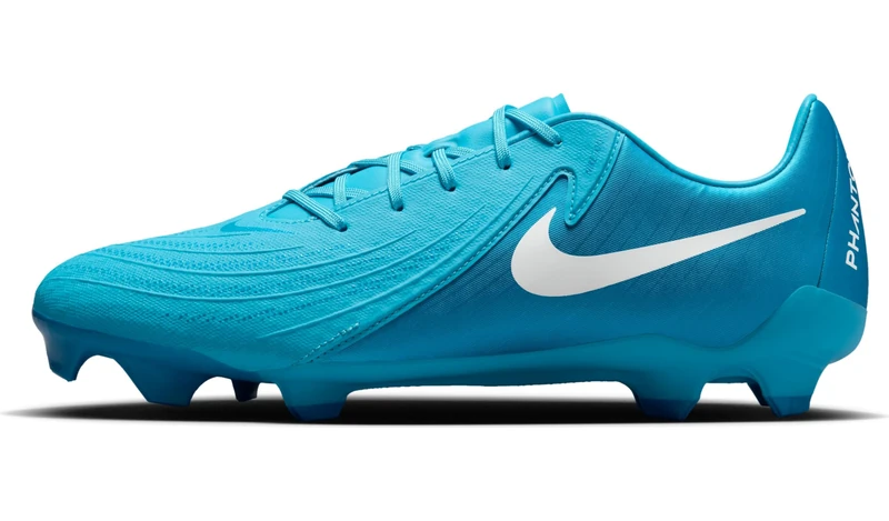 Nike Phantom Gx II Academy Fg/Mg Men's Football Shoe, Blue Fury/White, 10.5