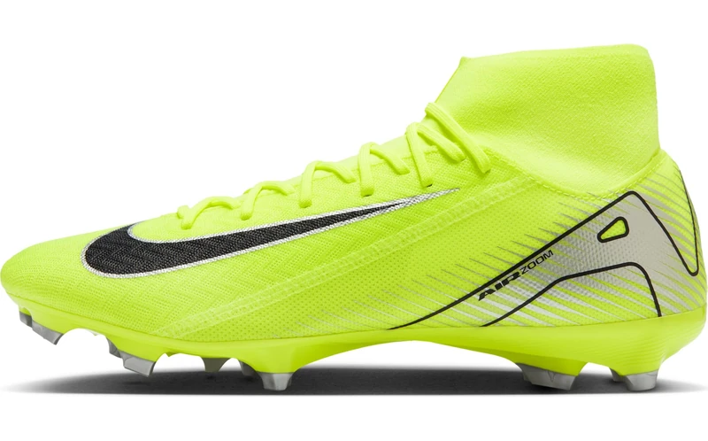 Nike Men's Zm Superfly 10 Acad Fg/Mg Football Shoe, Volt/Black, 10.5 UK - Image 1
