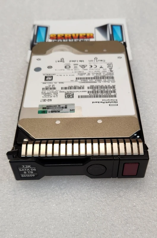 Hewlett Packard Enterprise 8TB 6G SATA 7.2K LFF 512e **Shipping New Sealed Spares**, 861594-B21 (**Shipping New Sealed Spares** SC HDD)
