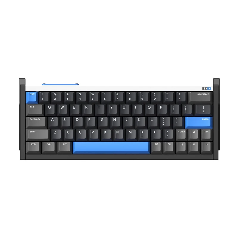 iQunix EZ63 HE Gaming Keyboard Wired with Rapid Trigger, Magnetic Switches, Aluminum Frame, RGB, Adjustable Actuation, 8000 Hz Polling Rate, 60% Compact Design for Windows PC (Magnetic Jade) - Image 1