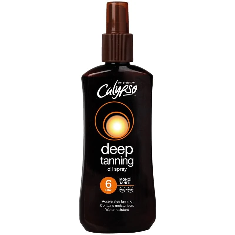 Calyppso Tahiti Tanning Oil Spf 6 200ml - Use This Tahiti Tanning Oil While Out In The Sun To Accelerate The Tanning Of Your Skin.