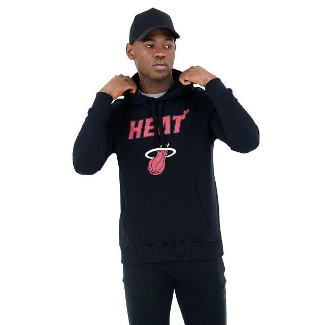 New Era NBA Regular Miami Heat Hoodie M Black/White