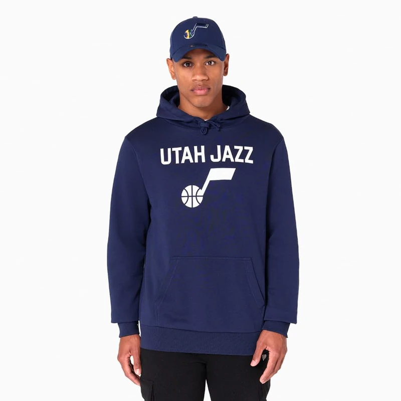 New Era NBA Regular Utah Jazz Hoodie L Blue
