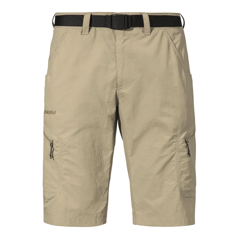 Schöffel Silvaplana2 Men's Shorts, Versatile Hiking Trousers with Separate Belt, Outdoor Trousers with Practical Pockets