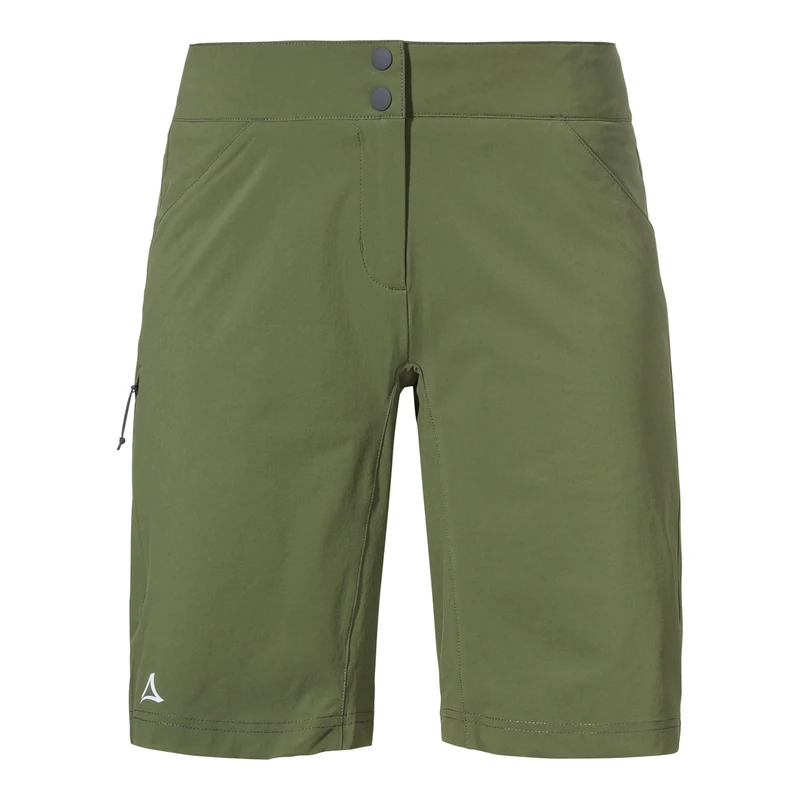 Schöffel Women's Shorts Danube L Bermuda, Balsam Green, 48 (EU)