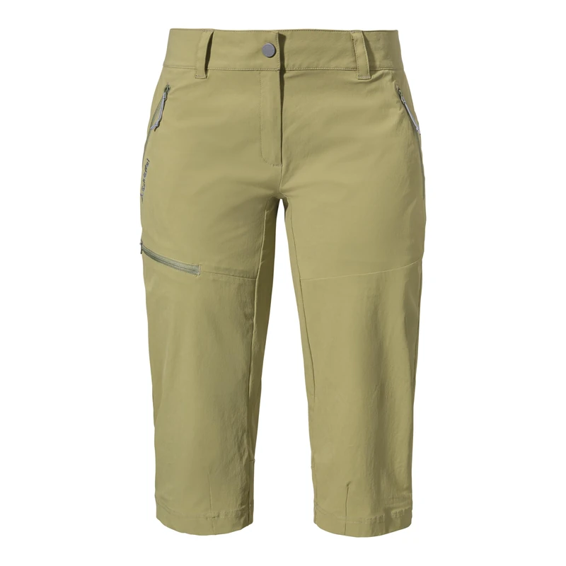 Schöffel Women's Pants Caracas2 Bermuda Shorts, Solid Olive, 36 (EU)