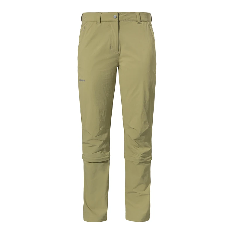 Schöffel Women's Pants Engadin1 Zip Trousers, Solid Olive, 10