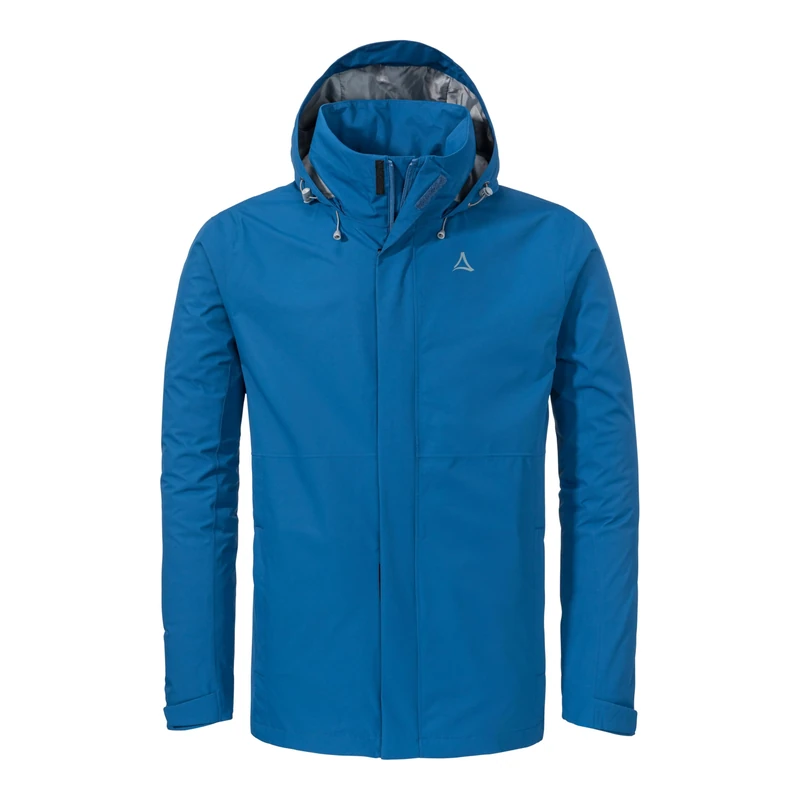 Schöffel Gmund M Men's Jacket, Windproof and Waterproof Rain Jacket, Breathable Outdoor Jacket, Hiking Jacket with Stowable Hood - Image 1