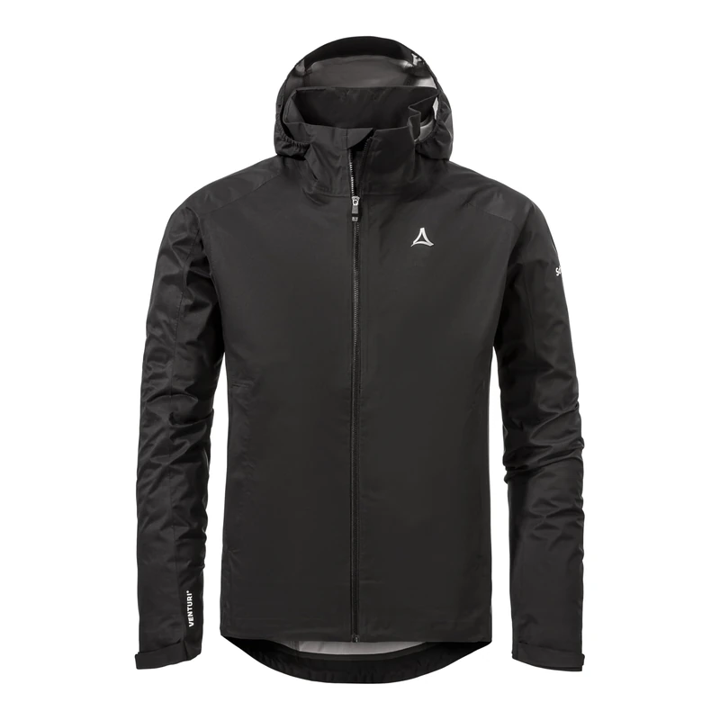 Schöffel Tarvis M Men's 2.5L Jacket, Lightweight Cycling Jacket with 2-Way Stretch, Multifunctional, Waterproof Rain Jacket with Integrated Pack-Away Pocket, Breathable