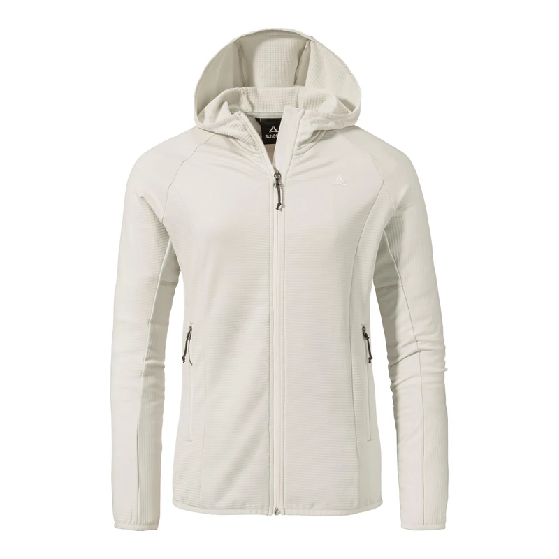 Schöffel Women's Fleece Hoody Style Cascata WMS Fleece Jacket with Hood Made of 2-Way Stretch, Warming Outdoor Jacket with 2 Outer Pockets