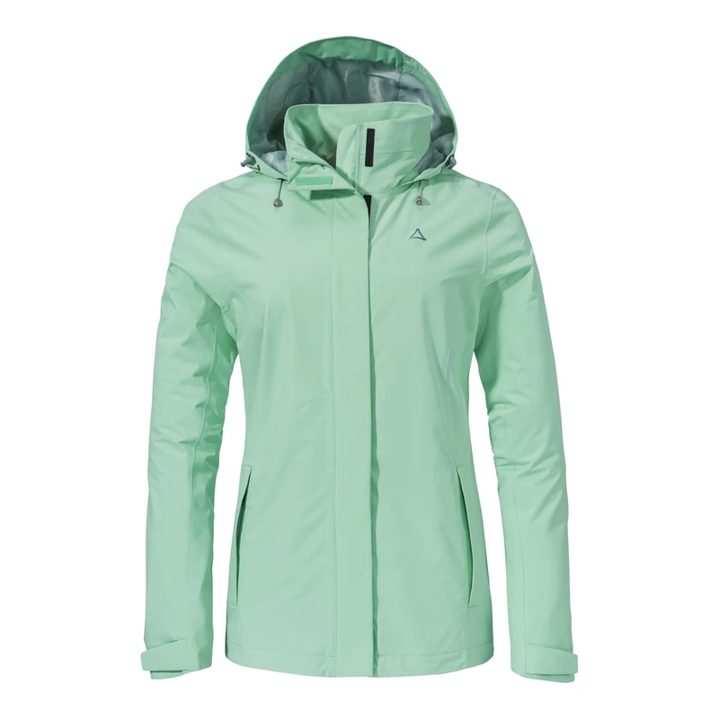 Schöffel Women's Jacket Gmund L Rain Jacket, botanical sky, 6