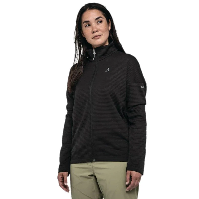 Schöffel CIRC Fleece Jk Style Smue WMS, black, 14