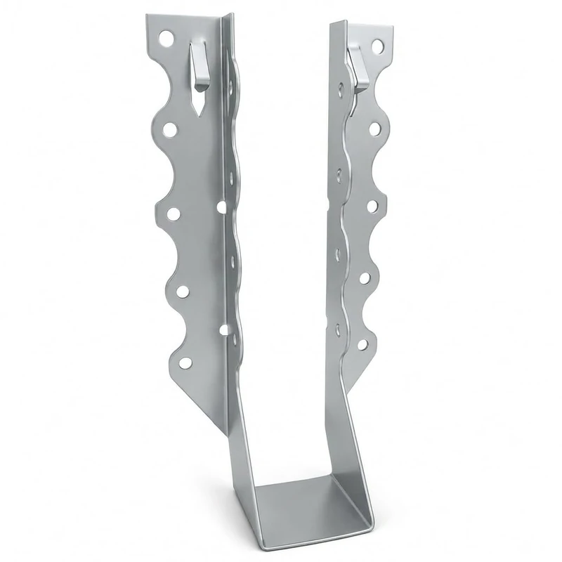 (60PC) 2" X 8" Joist Hanger 18 Gauge Double Shear Face Mount Joist Hangers for Wood, Floor Deck and Ceililng Joists