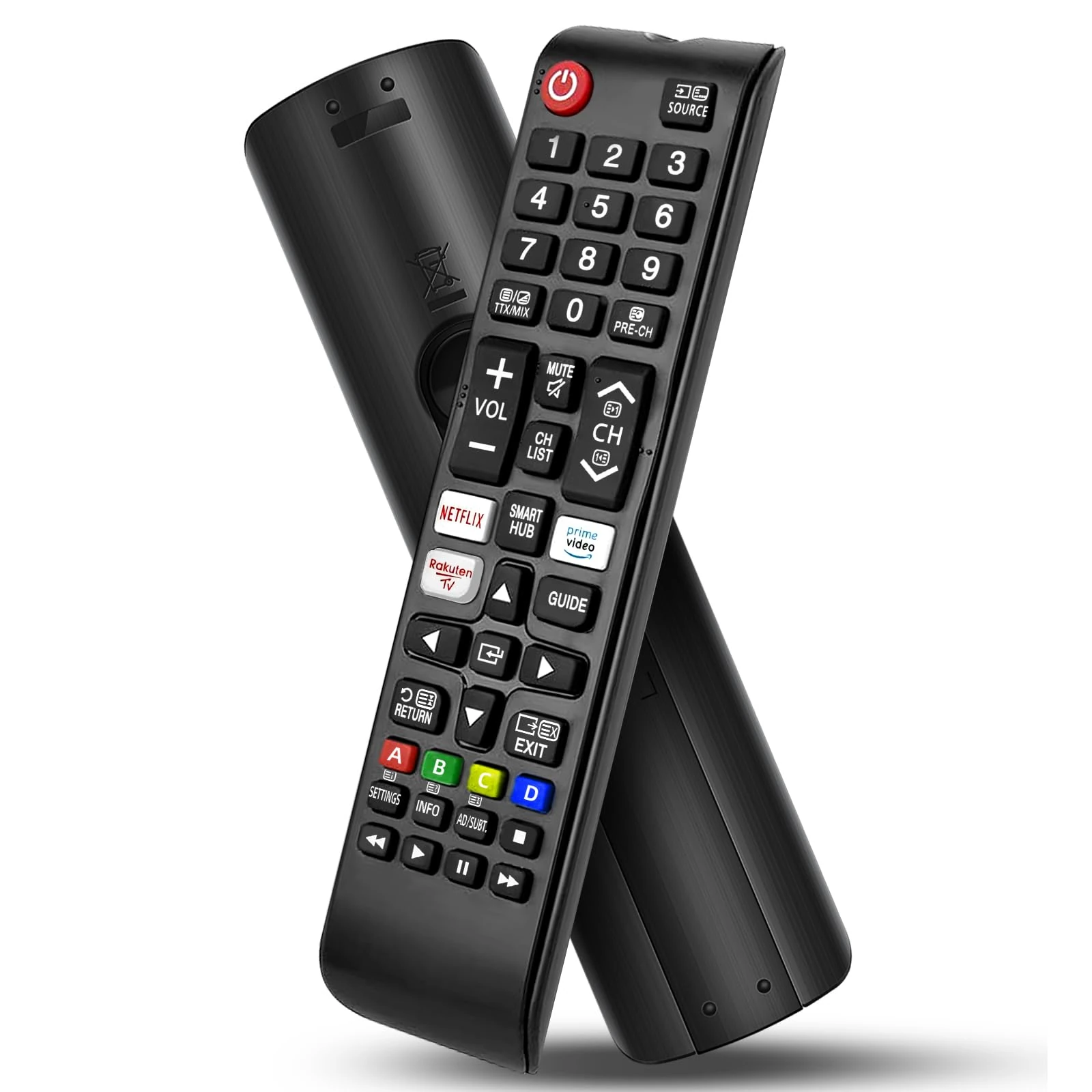 Universal Remote for Samsung TV Remote Control with Netflix, Prime Video Rakute TV Button,Samsung Remote Controls for Smart TV LCD LED UHD QLED Uhd