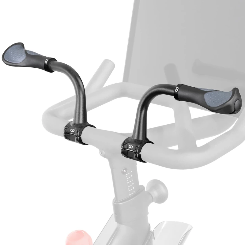 CyclingDeal 1 Pair of Handlebar Extenders for Indoor Exercise Bike - Great Handlebar Extension Accessory for Peloton - Compatible with Bicycle Handlebar Grips - Package with Handlebar Grips