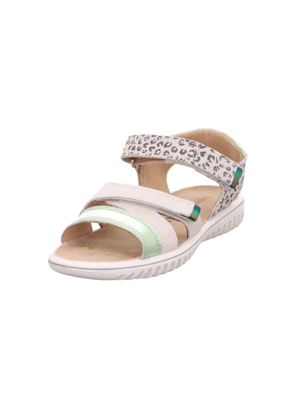 Superfit Sparkle 1-009014 Girls' Sandals, White Light Green 1010, 36 EU