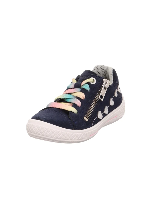 Superfit Girl's Tensy Sneaker, Blue Pink 8000, 10 UK Child - Image 1