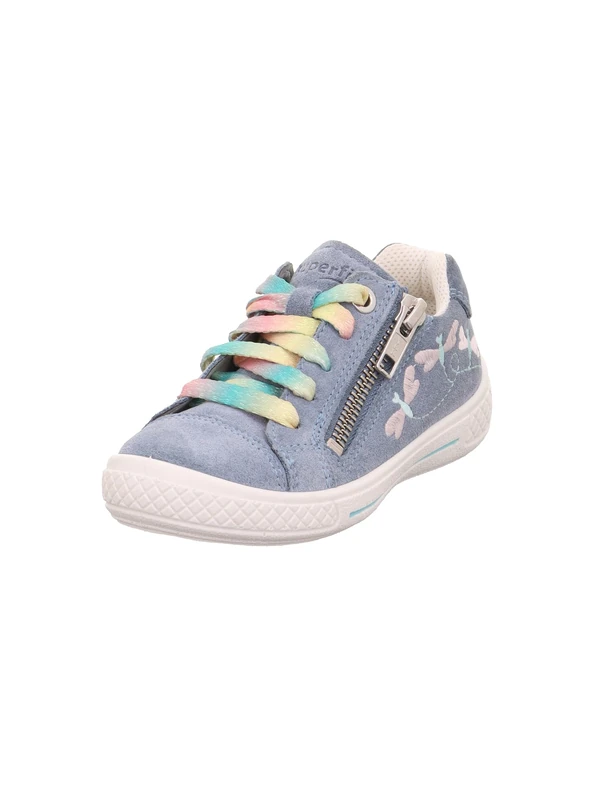 Superfit Girl's Tensy Sneaker, Blue Pink 8010, 1.5 UK
