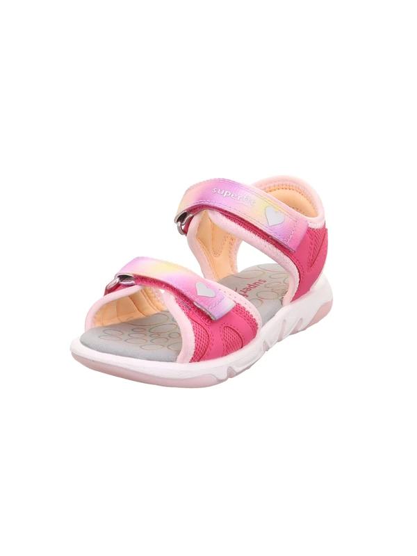 Superfit Girl's Pebbles Sandal, Pink Pink 5500, 8.5 UK Child - Image 1
