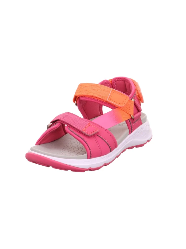 Superfit Criss Cross Sandals, Pink/Orange 5510, 40 EU, Pink Orange 5510, 6 UK