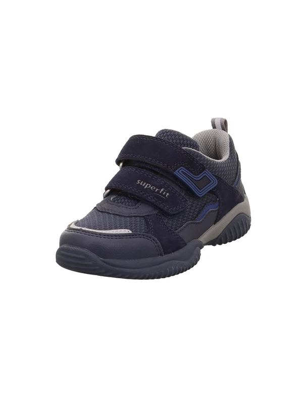 Superfit Boys' Storm Trainers 1-006390 Trainers, Blue 8000, 14 UK