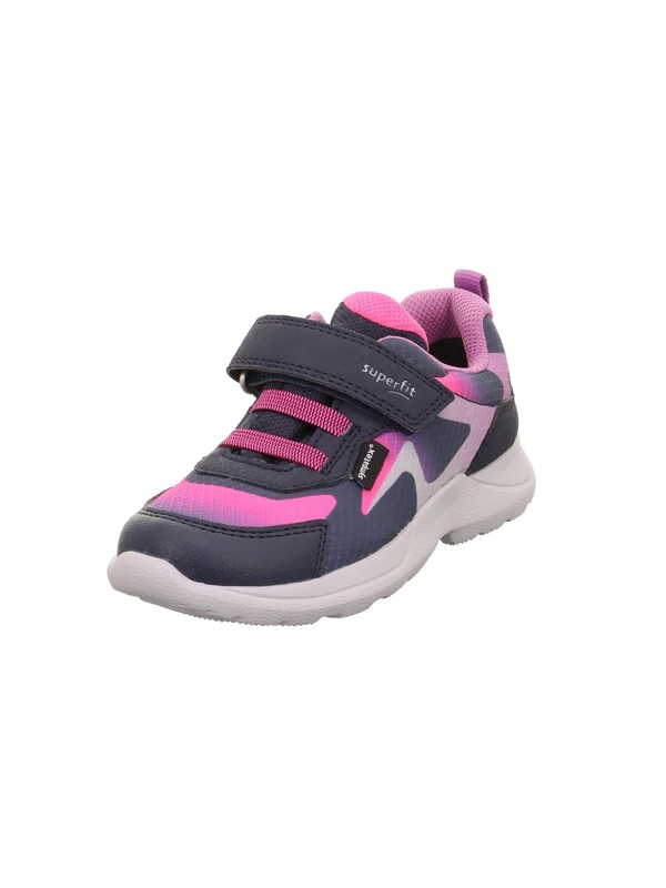 Superfit Rush Girls' Lightly Lined Sympatex Blue/Pink 8010 Trainers, 39 EU