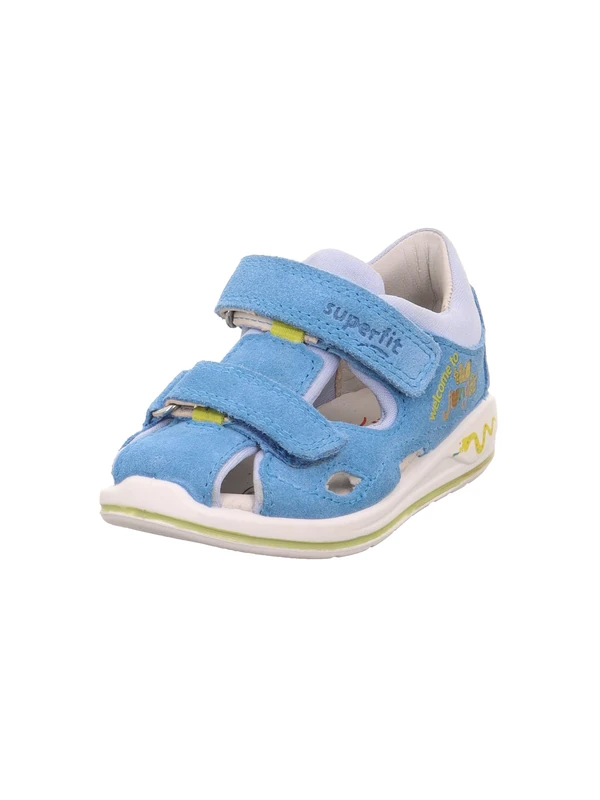 Superfit Boy's Boomerang Sandal, Light Blue 8400, 8 UK Child