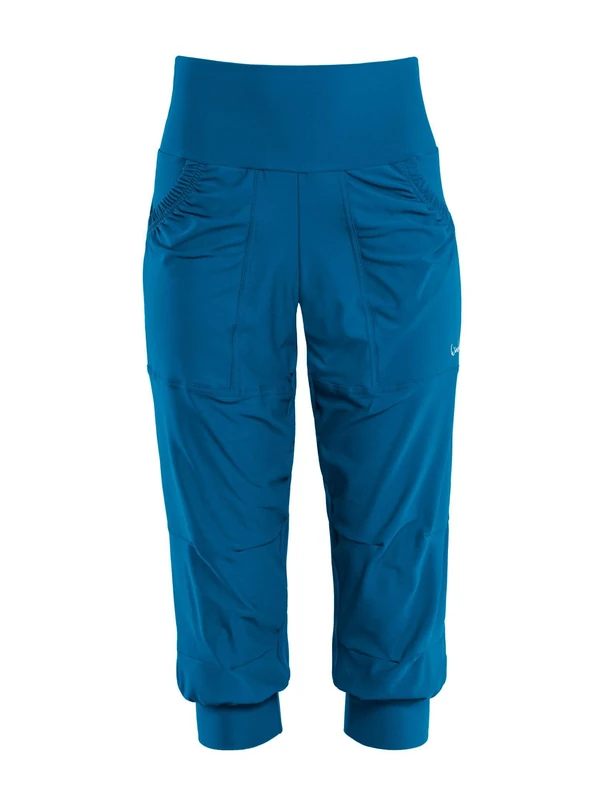 WINSHAPE Women's Functional Comfort ¾ Leisure Trousers Lei201c Casual Pants, Teal Green, XL
