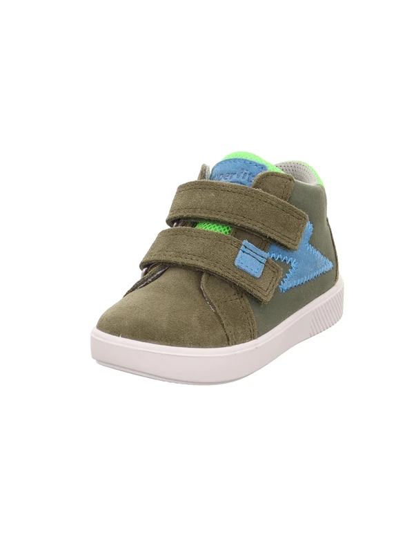 Superfit Boys' Supies Trainers, Green Light Blue 7020, 2.5 UK Child