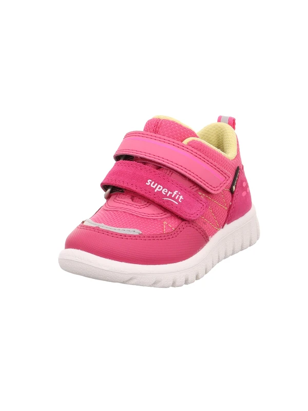 Superfit Girls' Sport7 Mini Gore-Tex Trainers, Pink Yellow 5500, 7 UK Child