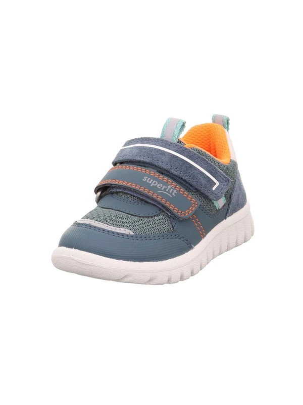 Superfit Boys' Sport7 Mini 1-006203 Trainers, Blue Orange 8070, 4.5 UK Child