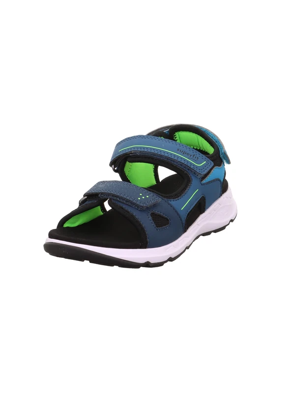 Superfit Criss Cross Sandals 1-000583 Boys, Blue Turquoise 8050, 9.5 UK
