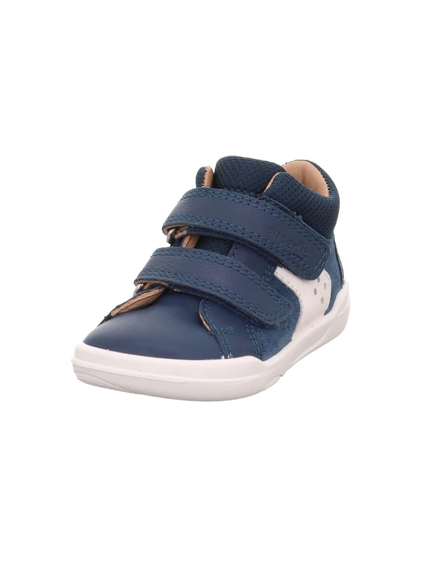 Superfit Boys Superfree First Walking Shoes, Blue White 8020, 4 UK Child
