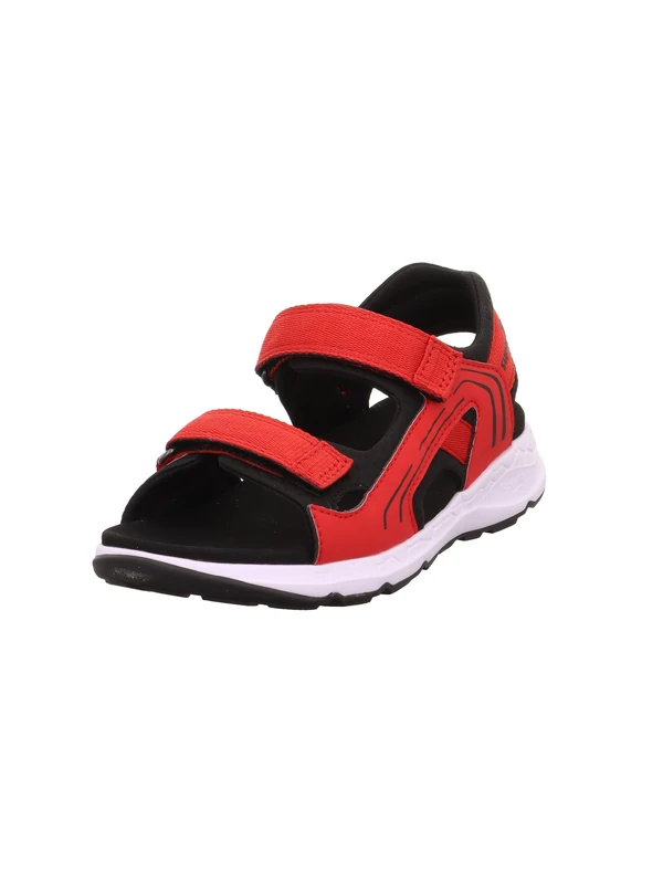 Superfit Criss Cross Sandals 1-000587 Boys, Red/black 5000, 37 EU