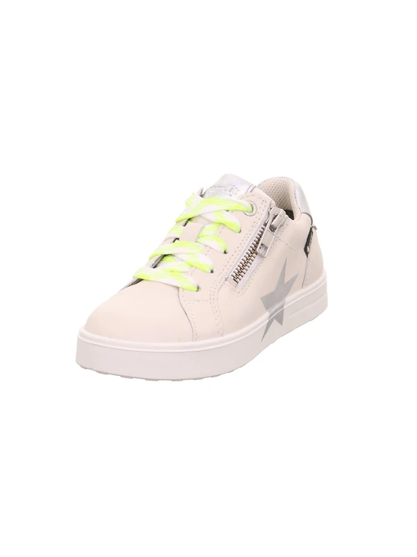 Superfit Girl's Stella Gore-tex Sneaker, White Silver 1010, 1.5 UK