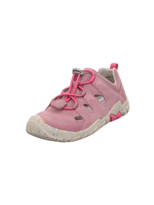 Superfit Girl's Trace Sneaker, Purple Pink 8500, 1 UK