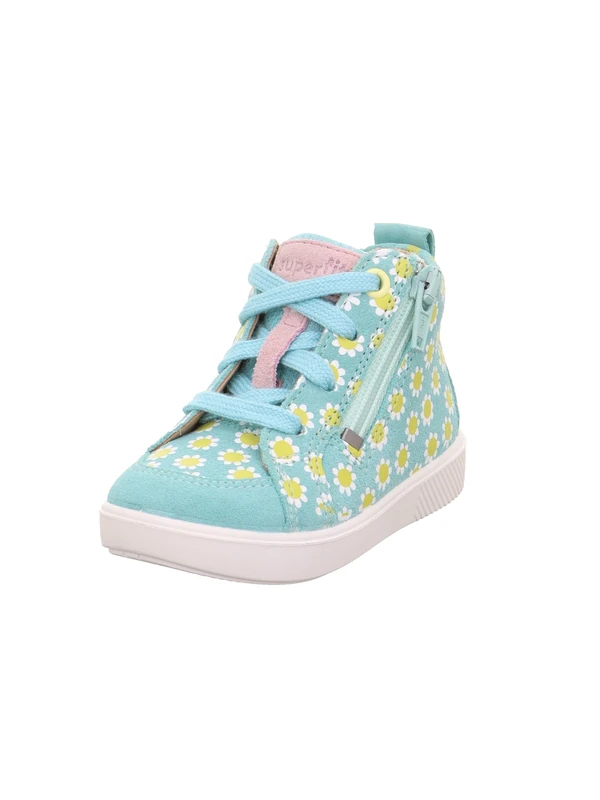 Superfit Supies Girls' First Walking Shoes, Light Green Yellow 7510, 4.5 UK Child